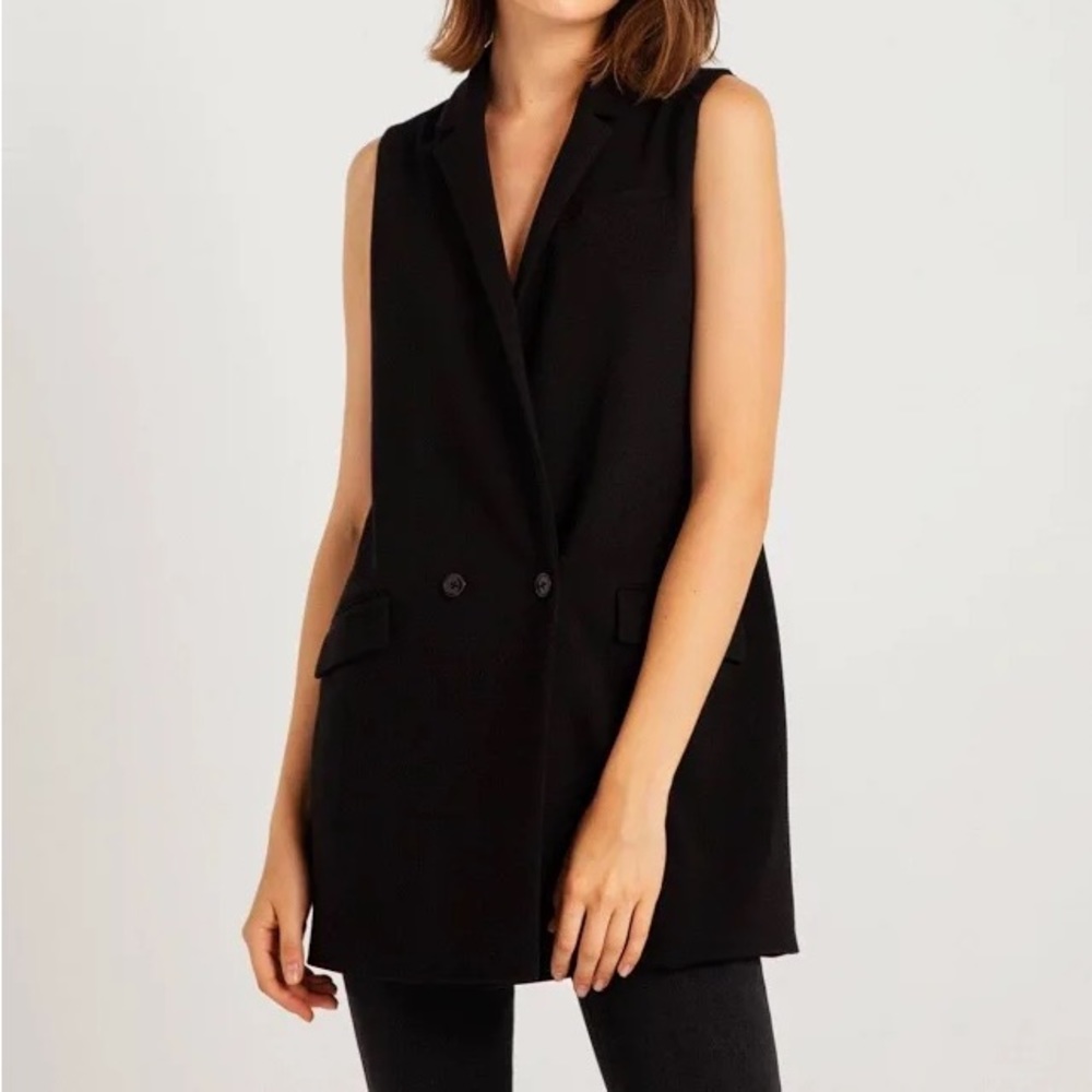 Banana Republic Small Double Breasted Long Vest